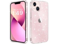 Entronix Case Compatible with iPhone 13 Mini - [Hard Back] Glitter Clear - Newegg.com