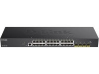 D-Link 28-Port Gigabit Smart Managed Switch | 24 Gigabit Ports + 4 10G SFP+ Ports| L2+/L3 Lite |VLANs |Web Managed |Surveillance... 