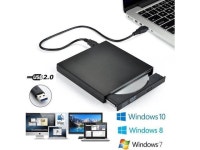 Slim External Optical Drive USB 2.0 DVD Combo DVD ROM Player CD-RW Burner Writer Plug and Play For Macbook Laptop Desktop PC... 