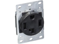 Leviton 4-Wire, 30-Amp, 250V Flush Mount Dryer Receptacle, 278-S00 - Newegg.com