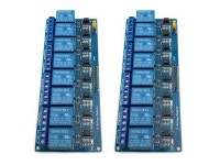 FainWan 2pcs 8 Channel DC 5V Relay Module with Optocoupler for UNO R3 MEGA 2560 1280 DSP ARM PIC AVR STM32 Rasp-Berry Pi - Newegg.com