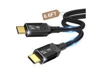 Vszerda 120Gbps Thunderbolt 5 USB5 Cable 6.6FT 240W Fast... Pro, iPad Pro, iPhone 17/16, SSD, Hub, eGPU, Dock, More - Newegg.com