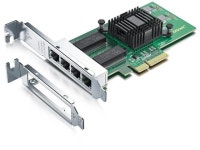 Gigabit 4 Port NIC with Intel I350 Chip, 1Gb Network Card Compare to Intel I350-T4 NIC, Quad RJ45 Ports, PCI Express 2.1 X4... 