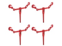 9215LBS 3/8\ 1/2\ Ratchet Binders 9,215 LBS Secure Working Load, G70 Hooks and Adjustable Length, for Grade 70-80 Chains, Tie... 