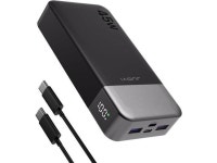 J2621 Power Bank Portable Charger 20000mAh 45W PD3.0 QC 4.0 Fast Charging Battery Pack with LED Display 2 USB-C 2 USB-A for... 