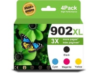 902XL Ink Cartridge Combo Pack Compatible for HP 6978 6968 Printer for HP 902 HP902 XL HP902XL to OfficeJet 6958 6970 6960 6975... 