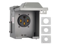 EV-Grade 14-50R Receptacle, NEMA 3R Enclosed Lockable... Outdoor Metal Box, EV Charger, 3-Pole, 4-Wire, ETL Listed - Newegg.com