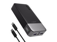 J2621 Power Bank Portable Charger 20000mAh 45W, PD3.0 QC 4.0 Fast Charging Battery Pack with LED Display,2 USB-C,2 USB-A for... 