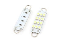 2 Pcs 44mm 1.7 12-SMD 3528 LED White Festoon Dome Light Bulbs 214-2 Internal - Newegg.com 2 Pcs 44mm 1.7&#34; 12-SMD 3528 LED... 