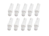 Unique Bargains 10pcs Auto T5 286 Dashboard License Plate Light White 1-LED Bulbs DC 12V - Newegg.com