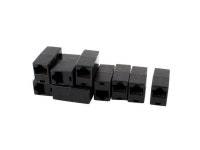 10Pcs RJ45 CAT5 Network Splitter Cable Adapter Extender Coupler Black - Newegg.com