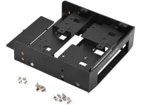 Zerone 5.25 to 3.5/ 2.5 Bay Adapter 5.25 Floppy-Drive to... 5 HDD/SSD Bay Cover Computer Mounting Bracket Kit for PC... 