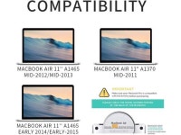 Temark New Replacement A1495 A1406 Laptop Battery Compatible With MacBook Air 11 A1465 A1370 (Mid 2011 2012 2013 Early 2014... 