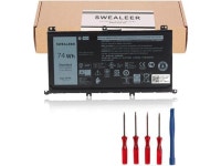 SWEALEER 11.1V 74Wh 357F9 Laptop Battery for Dell Inspiron 15 7559 7557 5577 7566 7567 5576 INS15PD-1548B 1548R 1748B 1848B 2548B... 