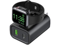 BeaSaf Fast Charger, 24W USB C Charger for iPhone 13/12/Mini/12 Pro Max, Wall Charger with Foldable Apple Watch Wireless Charger... 