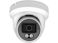 PoE IP Turret Dome Camera with Microphone/Audio, IP Security Camera Outdoor Rated, 98ft IR Night Vision, Waterproof IP66, 108... 