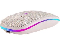 4GHz Rechargeable Mouse Bling Dazzling Diamond Mouse Computer Mice, Compatible with Computer, PC, Laptop, Silver - Newegg.com