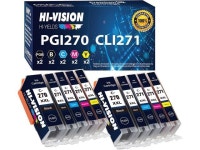 CLI271 XL to use with PIXMA TS5020 TS8020 (2 PGBK, 2 CLIBK, 2 C, 2 M, 2 Y, Total 10 Pack) - Newegg.ca Hi-Vision Hi-Yield... 