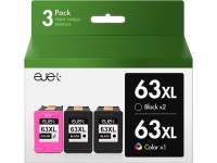 Deskjet 1112 3634 3632 Printer (2 Black, 1 Tri-Color) - Newegg.ca ejet 3 Pack 63XL Ink Cartridges Replacement  Ink 63 63XL High... 