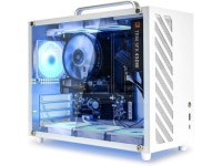 GOPIE Samll ITX pc case, T07 Portable Mini Tower Computer Chassis with Al-Alloy Handle, Gaming Desktop Computer Hosting case with... 