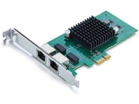 1.25G Gigabit Ethernet Converged Network Adapter (NIC) for Intel 82576 Chip, Dual RJ45 Copper Ports, PCI Express 2.0 X1, Compare... 