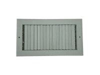 ZORO SELECT 4MJN1 Sidewall/Ceiling Register 9.75 X 15.75, White, Aluminum - Newegg.com