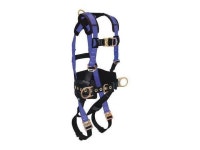 CONDOR G7035QCFDL Full Body Harness, Vest Style, L, Polyester, Black/Blue - Newegg.com