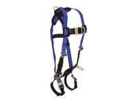CONDOR G7023QCFDM Full Body Harness, Vest Style, M, Polyester, Black/Blue - Newegg.com