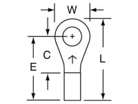 3M M14-8R/LK 16-14 AWG Non-Insulated Ring Terminal #8 Stud PK1000 - Newegg.com