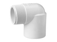 ZORO SELECT 412007 PVC Street Elbow, 90 Degrees, MNPT x FNPT, 3/4 in Pipe Size - Newegg.com