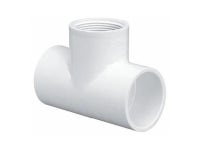 LASCO 402007 3/4 Socket x Socket x FNPT PVC Tee Sched 40 - Newegg.com