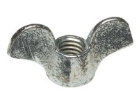 Wing Nut, Iron, Zinc, 8-32 x 1 In, Pk 10 - Newegg.com