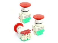 Global Bargains 3 Pcs 660V 10A 23mm Threaded Red Mushroom Head SPDT Momentary Button Switch - Newegg.com