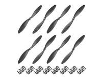 RC Propellers CW CCW 1147 11x4.7 Inch 2-Vane Fixed-Wing for Airplane Toy, Nylon Black 4 Pair with Adapter Rings - Newegg.ca