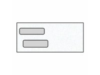 #9 DG-2 Double Window Envelopes 3-7/8 x 8-7/8 24# White Wesco Double Lookins (DG-2), Blue Wesco Tint (Box of 500) - Newegg.com... 