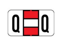 POS Compatible Q Labels, Polylaminated Stock, 15/16  X 1-5/8 Individual Letters - Ringbook pack of 240 - Newegg.com