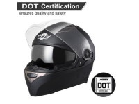 AHR RUN-F1 DOT Motorcycle Full Face Helmet Dual Visors ABS Sheel Street Bike Touring Racing Sports - Newegg.com