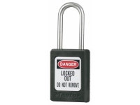 Lockout Padlock, Keyed Alike, Black, 3/16In., PK6 - Newegg.com