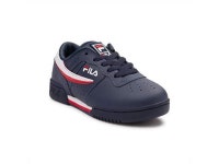fila unisex original fitness sneaker, kids, navy/white/red, 3.5 m us - Newegg.com