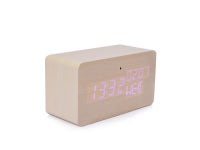 Hd Wifi Hidden Camera Wooden Clock Spy Camera Motion Activated Recording Nanny Cam High Definition Video Camera Support Ios... 