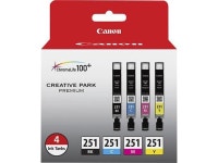 Canon - 251 4-Pack Ink Cartridges - Photo Black/Cyan/Magenta/Yellow - Newegg.com Canon - 251 4-Pack Ink Cartridges - Photo Black... 