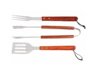 BBQ Tool Set 3 Piece Barbeque Grill Cooking Utensil Set Chefmaster - Newegg.com