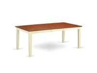 QUDA5-BMK-W 5PC Rectangular 60/78 inch Table with 18 In Leaf and 4 vertical slatted Chairs - Newegg.com