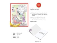 NobleWorks, Back To Work - Jumbo Funny Retirement Card (8.5 x 11 Inch) - Husband Retirement, Cartoon Farewell Notecard J3298RTG... 
