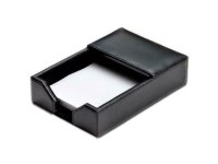 Dacasso A1409 Black Bonded Leather 4 in. x 6 in. Memo Holder - Newegg.com