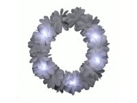 Blinkee A1350 Light Up Flashing Wedding White Flower Princess Angel Halo Crown Headband - Newegg.com