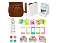 Mini 8 Instant Camera Accessories Bundle. 11 Piece Gift Box... 11 Piece Gift Box Fuji Accessories Kit Includes: Instax Mini... 