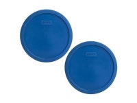 Pyrex 7401-PC 3 Cup Lake Blue Round Plastic Lid (2, Lake Blue) - Newegg.com