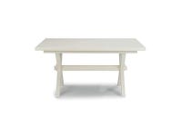 Seaside Lodge White Dining Trestle Table by Home Styles - Newegg.com
