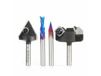 AMS-237 4-Pc CNC Starter Pack, 1/4 Inch Shank - Newegg.com